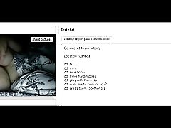 Canadiană sfârcurile greu pe chatroulette